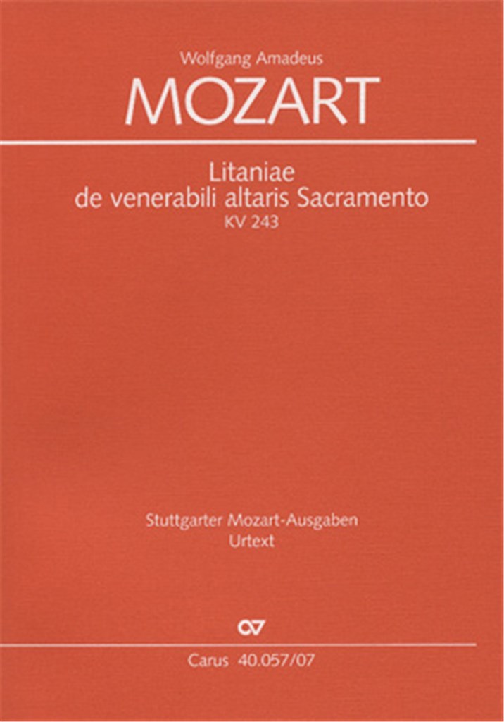 Litaniae de venerabili altaris Sacramento in Es